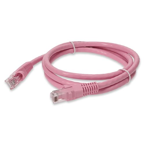 Picture for category 10ft RJ-45 (Male) to RJ-45 (Male) Cat6 Straight Pink UTP Copper PVC Patch Cable