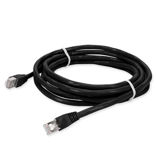 Picture for category 10ft RJ-45 (Male) to RJ-45 (Male) Shielded Straight Black Cat6 STP PVC Copper Patch Cable