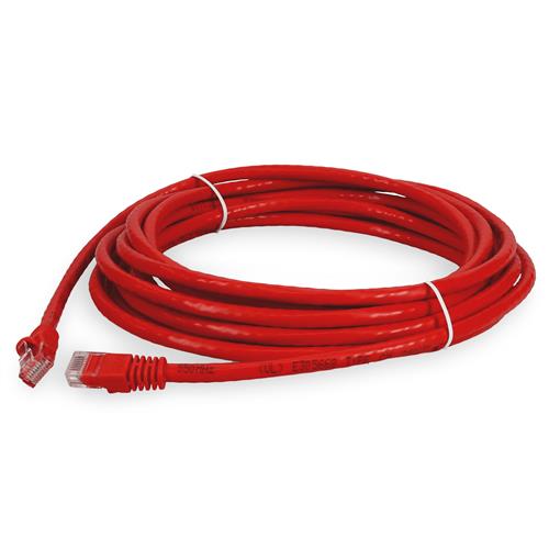 Picture of 14ft RJ-45 (Male) to RJ-45 (Male) Cat6 Straight Red UTP Copper PVC Patch Cable