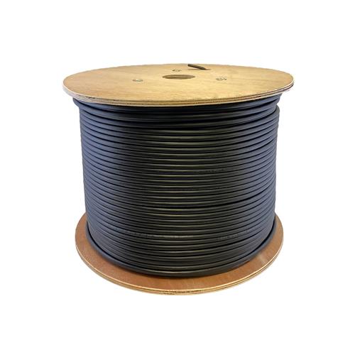 Picture of 1000ft Non-Terminated Black OM4 6-Strand Outdoor Fiber Patch Cable