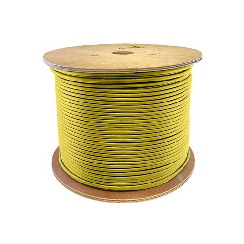 Picture of 1000ft Non-Terminated Yellow OS2 Duplex OFNR (Riser-rated) Fiber Patch Cable