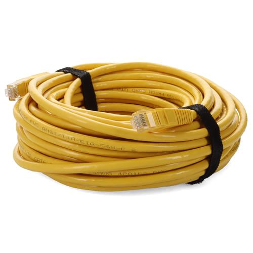 Picture for category 20ft RJ-45 (Male) to RJ-45 (Male) Cat6 Straight Yellow UTP Copper PVC Patch Cable