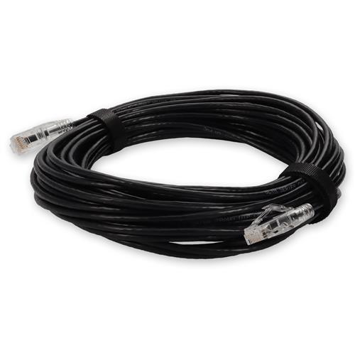 Picture for category 20ft RJ-45 (Male) to RJ-45 (Male) Straight Black Cat6 UTP Slim PVC Copper Patch Cable