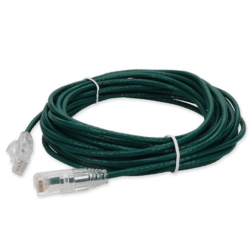 Picture for category 20ft RJ-45 (Male) to RJ-45 (Male) Cat6 Straight Green Slim UTP Copper PVC Patch Cable