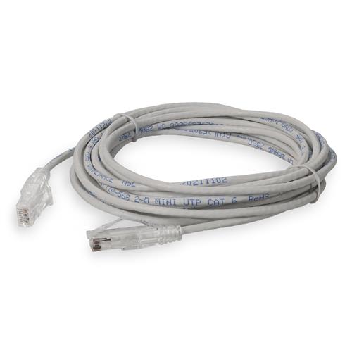 Picture for category 20ft RJ-45 (Male) to RJ-45 (Male) Cat6 Straight White Slim UTP Copper PVC Patch Cable