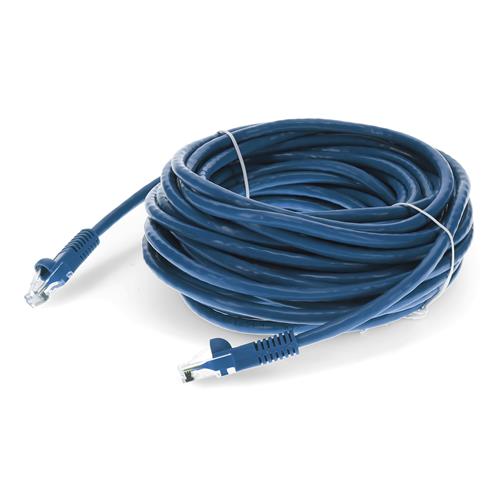 Picture for category 22ft RJ-45 (Male) to RJ-45 (Male) Cat6 Straight Microboot, Snagless Blue UTP Copper Patch Cable