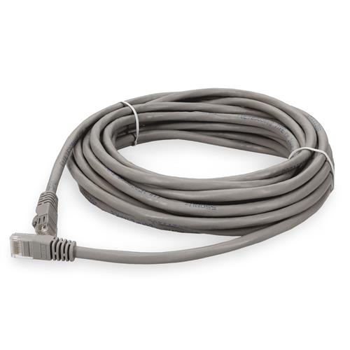 Picture of 25ft RJ-45 (Male) to RJ-45 (Male) Cat6 Straight Gray UTP Copper PVC Patch Cable