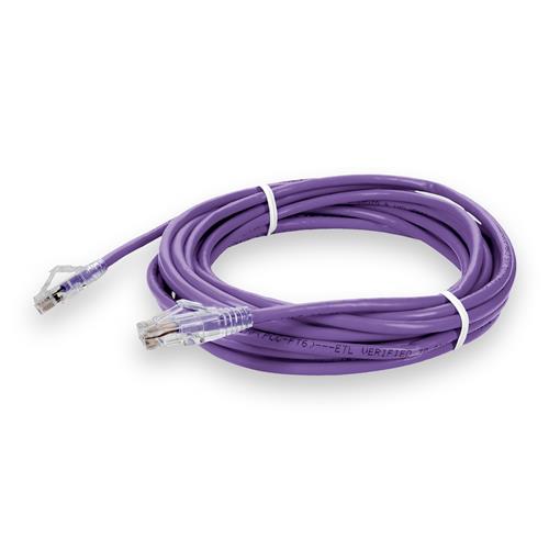 Picture for category 25ft RJ-45 (Male) to RJ-45 (Male) Cat6 Straight Purple UTP Copper Plenum Patch Cable