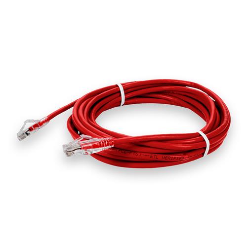 Picture for category 25ft RJ-45 (Male) to RJ-45 (Male) Red Cat6 Straight UTP Plenum-Rated Copper Patch Cable