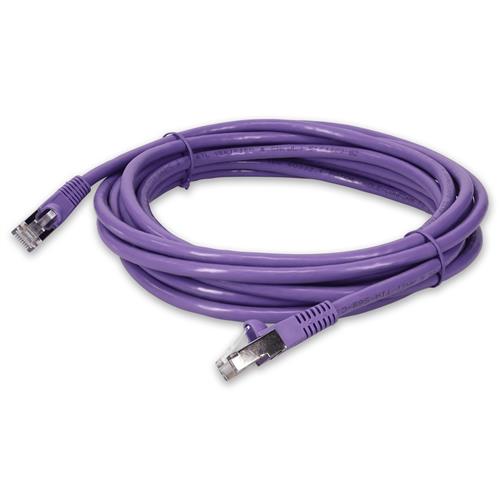 Picture for category 25ft RJ-45 (Male) to RJ-45 (Male) Cat6 Shielded Straight Purple STP Copper PVC Patch Cable