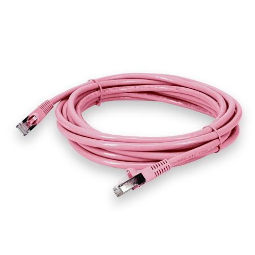 Picture for category 25ft RJ-45 (Male) to RJ-45 (Male) Shielded Straight Pink Cat6 STP PVC Copper Patch Cable