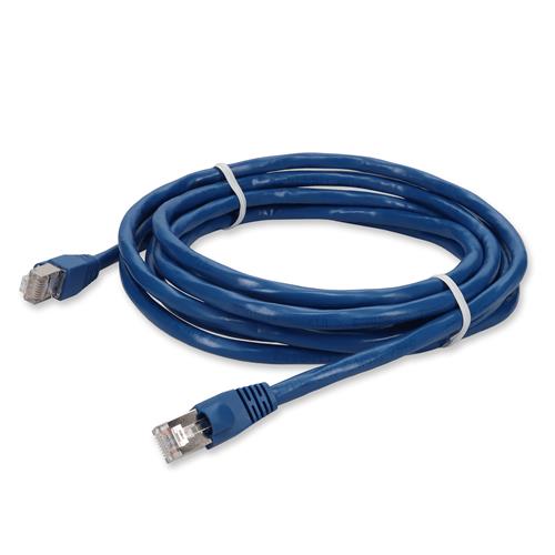 Picture for category 2ft RJ-45 (Male) to RJ-45 (Male) Cat6 Shielded Straight Blue STP Copper PVC Patch Cable