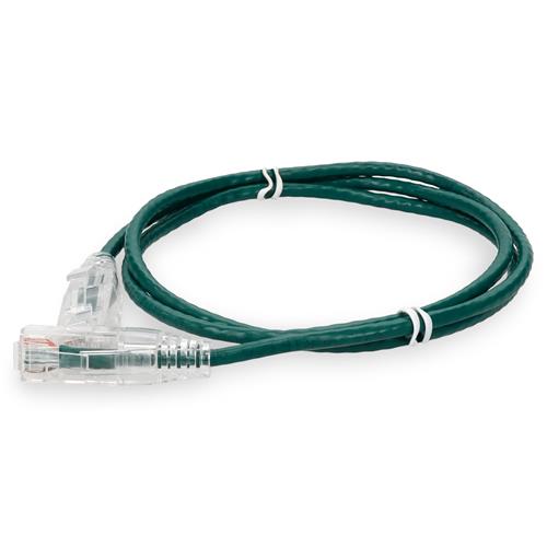 Picture for category 2ft RJ-45 (Male) to RJ-45 (Male) Cat6 Straight Green Slim UTP Copper PVC Patch Cable