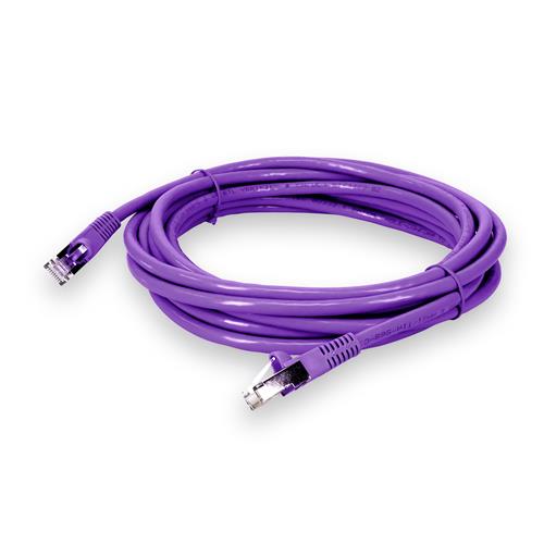 Picture for category 30ft RJ-45 (Male) to RJ-45 (Male) Cat6 Shielded Straight Violet STP Copper PVC Patch Cable