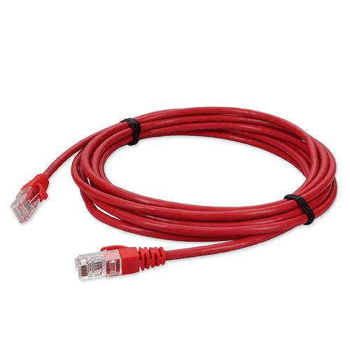 Picture for category 33ft RJ-45 (Male) to RJ-45 (Male) Cat5e Straight Red UTP Copper PVC Patch Cable