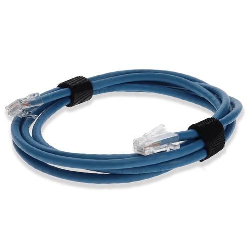 Picture for category 10PK 3ft RJ-45 (Male) to RJ-45 (Male) Cat6 Straight Non-Booted, Non-Snagless Blue UTP Copper PVC Patch Cable
