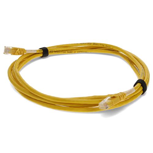 Picture for category 3ft RJ-45 (Male) to RJ-45 (Male) Shielded Straight Yellow Cat6 STP Copper PVC TAA Compliant Patch Cable