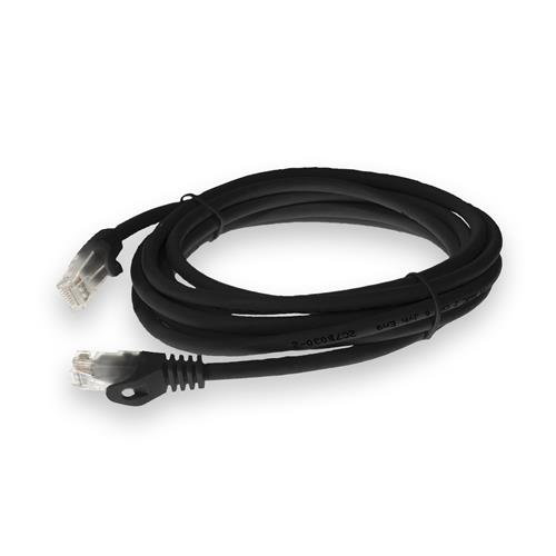 Picture for category 3ft RJ-45 (Male) to RJ-45 (Male) Cat6 Straight Non-Booted, Non-Snagless Black UTP Copper PVC Patch Cable