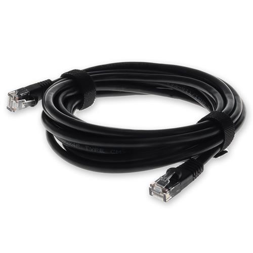 Picture of 40ft RJ-45 (Male) to RJ-45 (Male) Straight Black Cat5e UTP PVC Copper Patch Cable