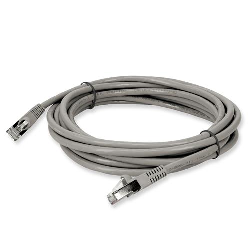 Picture for category 45ft RJ-45 (Male) to RJ-45 (Male) Cat6 Shielded Straight Gray STP Copper PVC Patch Cable