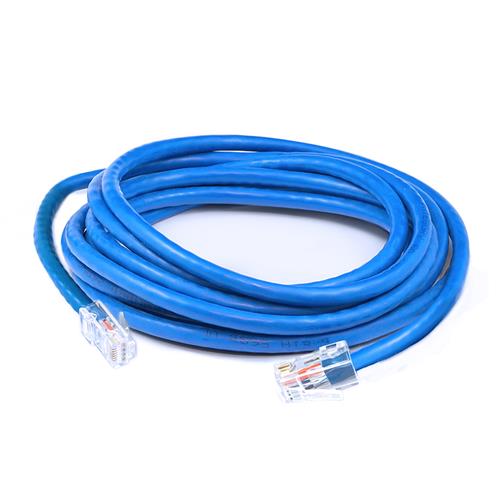 Picture of 5ft RJ-45 (Male) to RJ-45 (Male) Blue Cat5e UTP PVC Copper Patch Cable