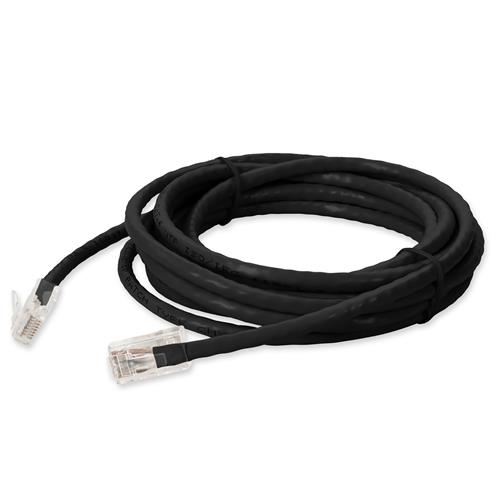 Picture for category 5ft RJ-45 (Male) to RJ-45 (Male) Cat6 Straight Non-Booted, Non-Snagless Black UTP Copper PVC Patch Cable