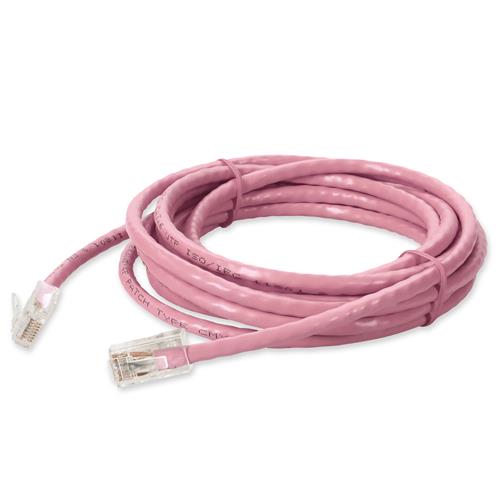 Picture for category 1.5m RJ-45 (Male) to RJ-45 (Male) Cat6 Straight Non-Booted, Non-Snagless Pink UTP Copper PVC Patch Cable