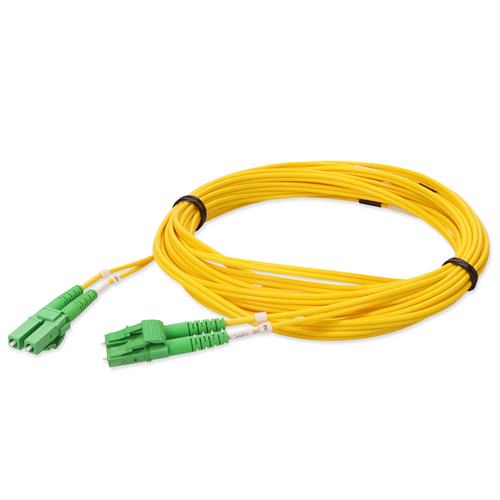 Picture for category 4m ALC (Male) to ALC (Male) OS2 Straight Microboot, Snagless Yellow Simplex Fiber OFNR (Riser-Rated) Patch Cable