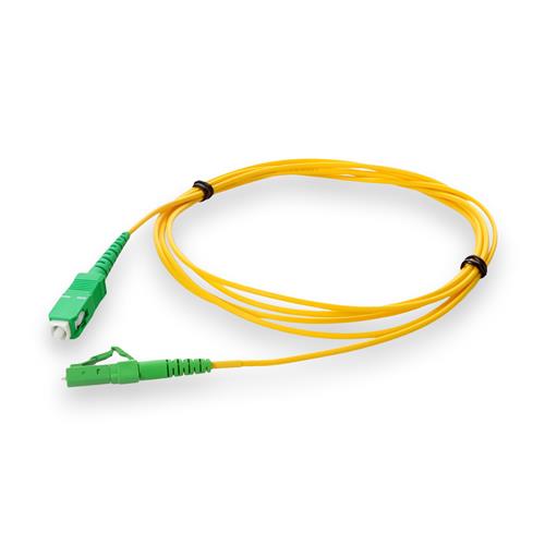 Picture for category 2m ALC (Male) to ASC (Male) Yellow OS2 Simplex Fiber OFNR (Riser-Rated) Patch Cable