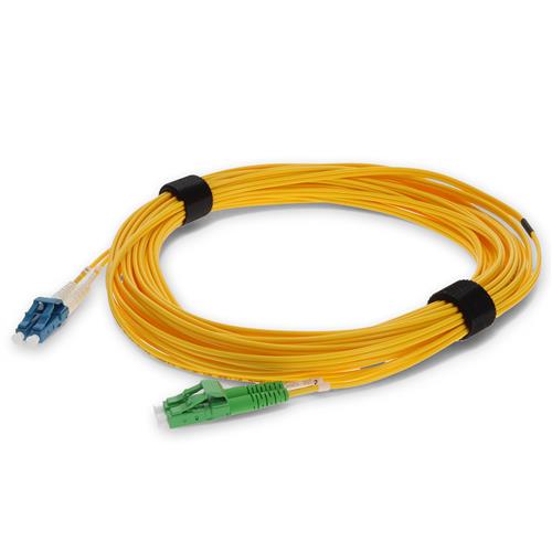 Picture for category 50cm LC (Male) to LC (Male) OS2 Straight Yellow Fiber OFNR (Riser-Rated) Patch Cable