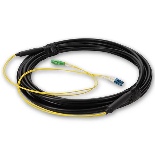 Picture for category 10m ALC (Male) to LC (Male) OS2 Straight Black Duplex Fiber OFNR (Riser-Rated) Patch Cable