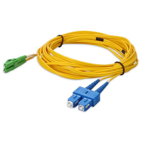 Picture for category 10m ALC (Male) to SC (Male) Yellow OS2 Duplex Fiber OFNR (Riser-Rated) Patch Cable
