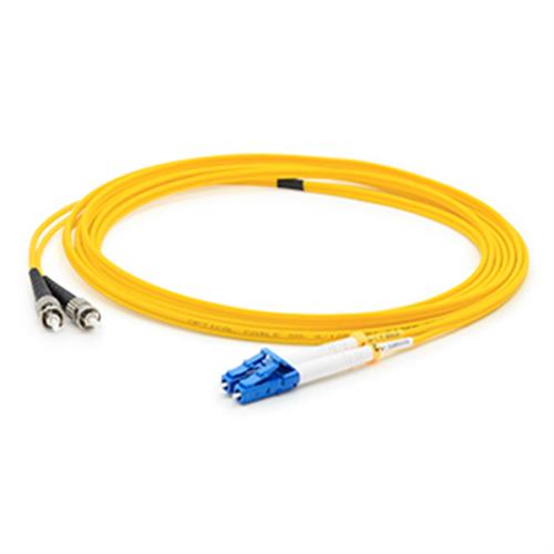 Picture for category 5m ALC (Male) to ST (Male) Yellow OS2 Simplex Fiber OFNR (Riser-Rated) Patch Cable