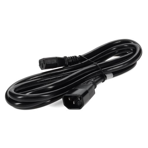 Picture for category 1.5ft C13 Female to C14 Male 14AWG 100-250V at 10A Black Power Cable