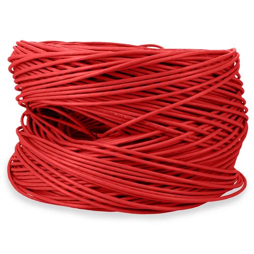 Picture for category 1000ft Non-Terminated Red Cat5e UTP PVC Copper Patch Cable