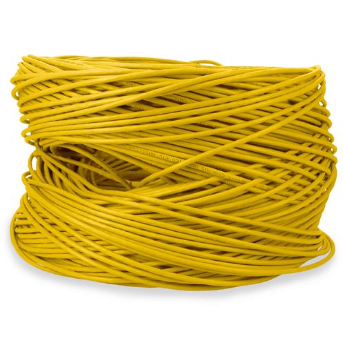 Picture for category 1000ft non-terminated yellow Cat5E Straight UTP PVC Copper Patch Cable