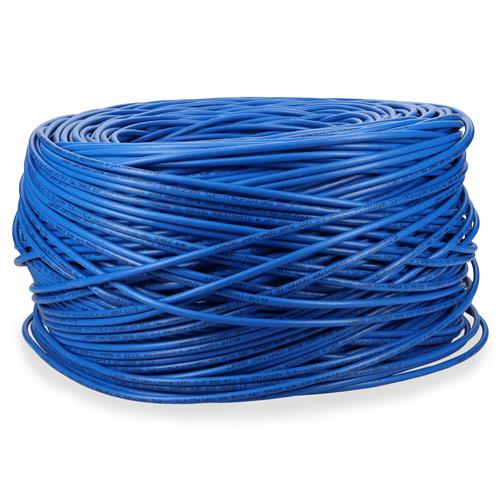 Picture for category 1000ft Non-Terminated Cat6 Blue UTP Copper Plenum Patch Cable
