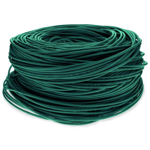 Picture for category 1000ft Non-Terminated Green Cat6 STP Solid PVC Copper Patch Cable