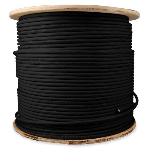Picture for category 1000ft Non-Terminated Cat6A Black FTP Copper Patch Cable