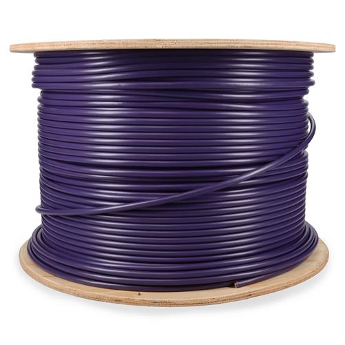 Picture of 1000ft Non-Terminated Purple Cat6 UTP Plenum Rated Copper Patch Cable