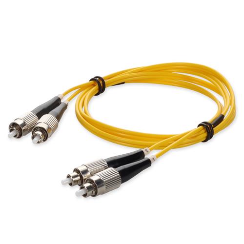 Picture for category 1m FC (Male) to FC (Male) Yellow OS2 Duplex Fiber OFNR (Riser-Rated) Patch Cable