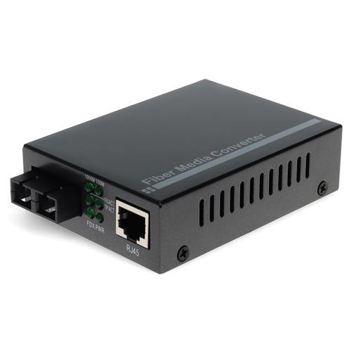 Picture for category 10/100Base-TX(RJ-45) to 100Base-LX(SC) SMF 1310nm 20km Media Converter