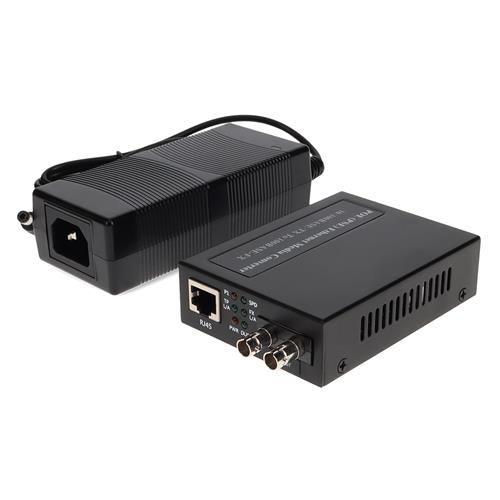 Picture for category 10/100Base-TX(RJ-45) to 100Base-LX(ST) SMF 1310nm 20km POE Media Converter