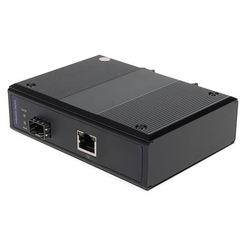 Picture for category 1 10/100/1000Base-TX(RJ-45) to 1 Open SFP Port Industrial Media Converter