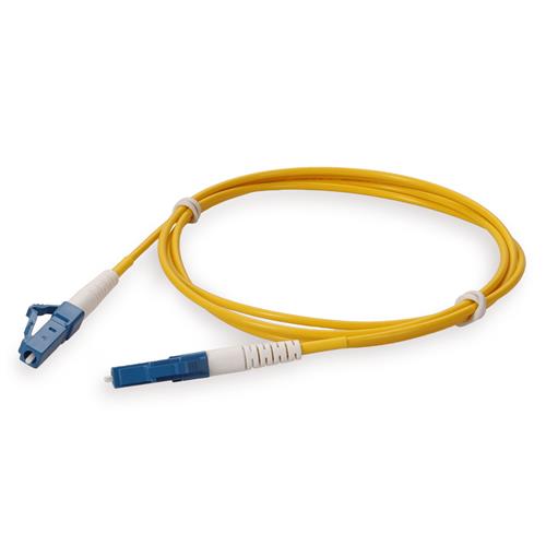 Picture for category 50cm LC (Male) to LC (Male) OS2 Straight Yellow Simplex Fiber Plenum Patch Cable