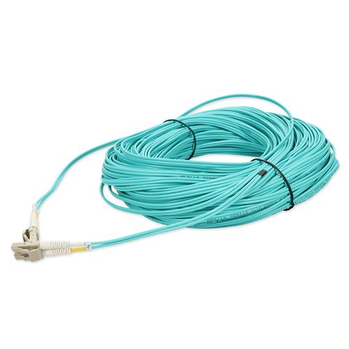 Picture for category 100m LC (Male) to LC (Male) OS2 Straight Aqua Duplex Fiber Plenum Patch Cable