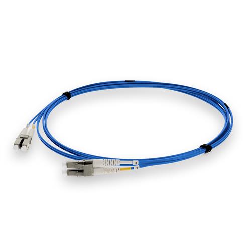 Picture for category 10m LC (Male) to LC (Male) Blue OM2 Duplex Fiber OFNR (Riser-Rated) Patch Cable