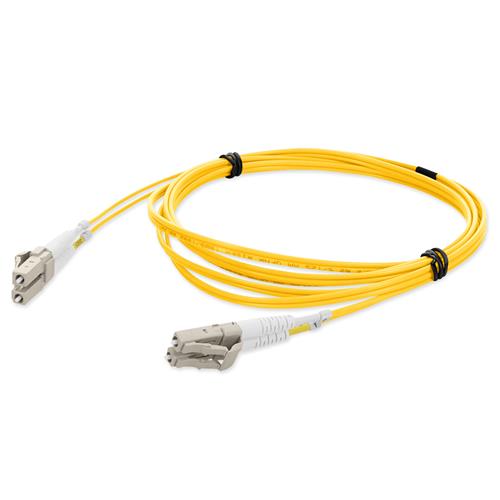 Picture for category 10m LC (Male) to LC (Male) Yellow OM1 Duplex Fiber OFNR (Riser-Rated) Patch Cable