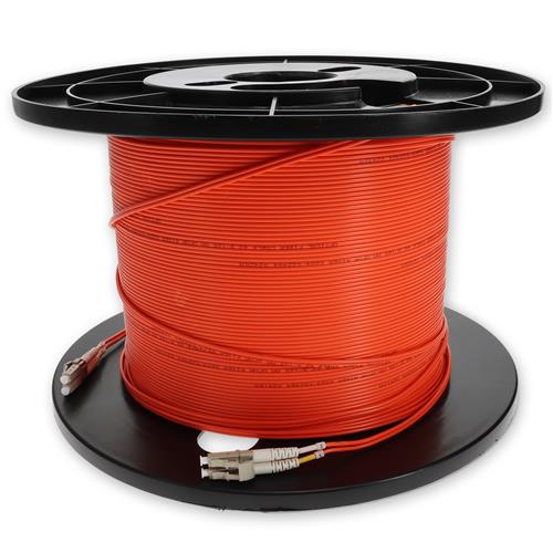 Picture for category 125m LC (Male) to LC (Male) OM1 Straight Orange Duplex Fiber OFNR (Riser-Rated) Patch Cable