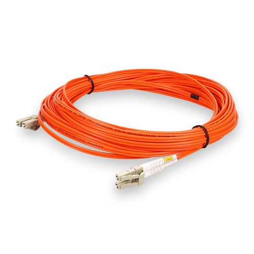 Picture for category 4m LC (Male) to LC (Male) Orange OM2 Duplex OFNR (Riser-Rated) Fiber Patch Cable